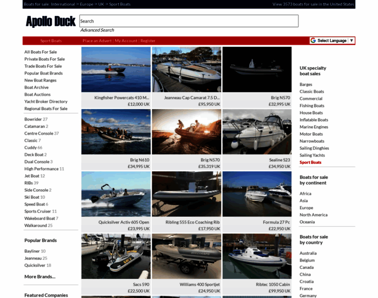 Sportboats.apolloduck.co.uk thumbnail
