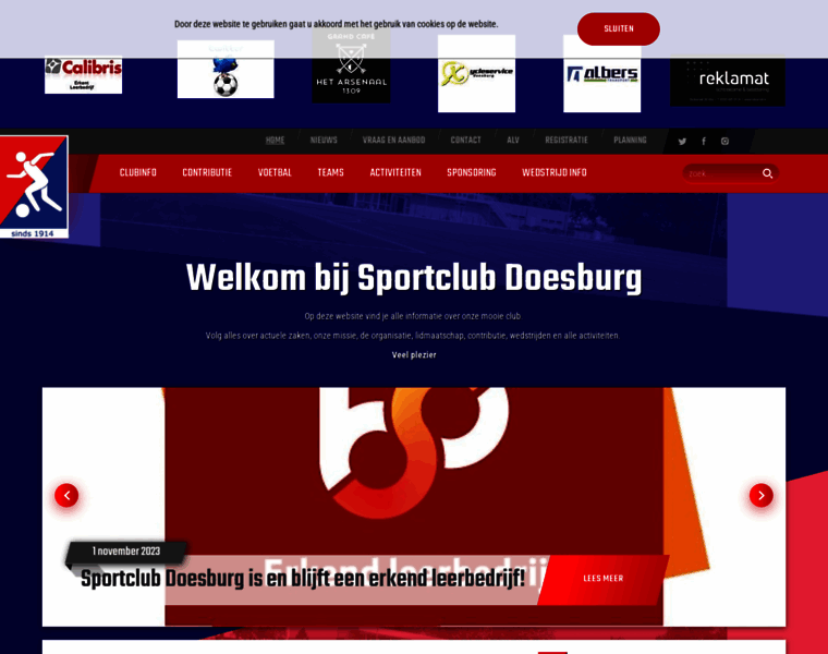 Sportclubdoesburg.nl thumbnail