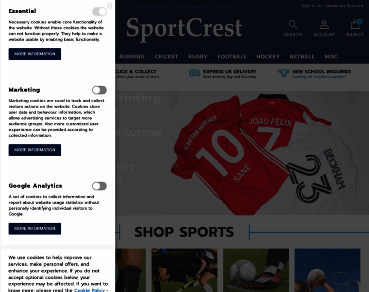 Sportcrest.co.uk thumbnail