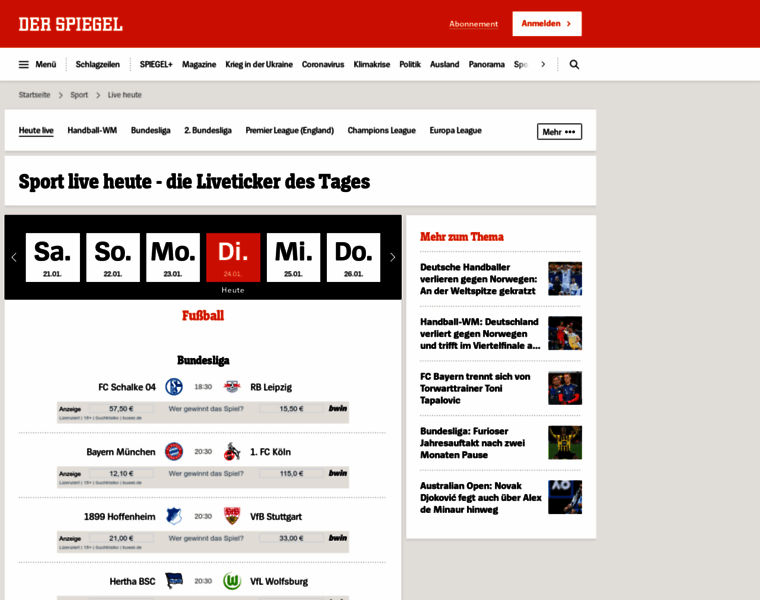 Sportdaten.spiegel.de thumbnail