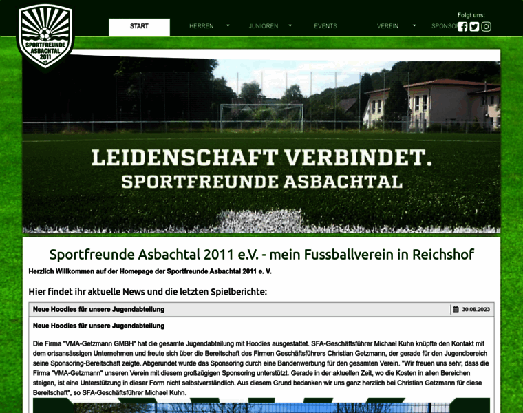 Sportfreunde-asbachtal.de thumbnail