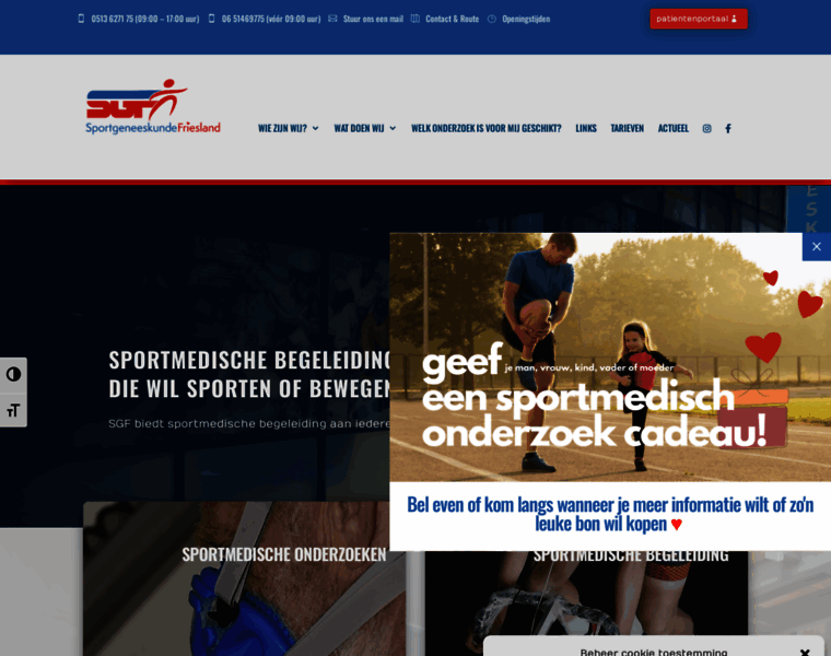 Sportgeneeskundefriesland.nl thumbnail