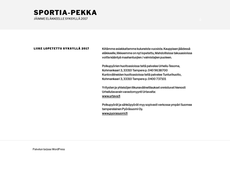 Sportia-pekka.fi thumbnail