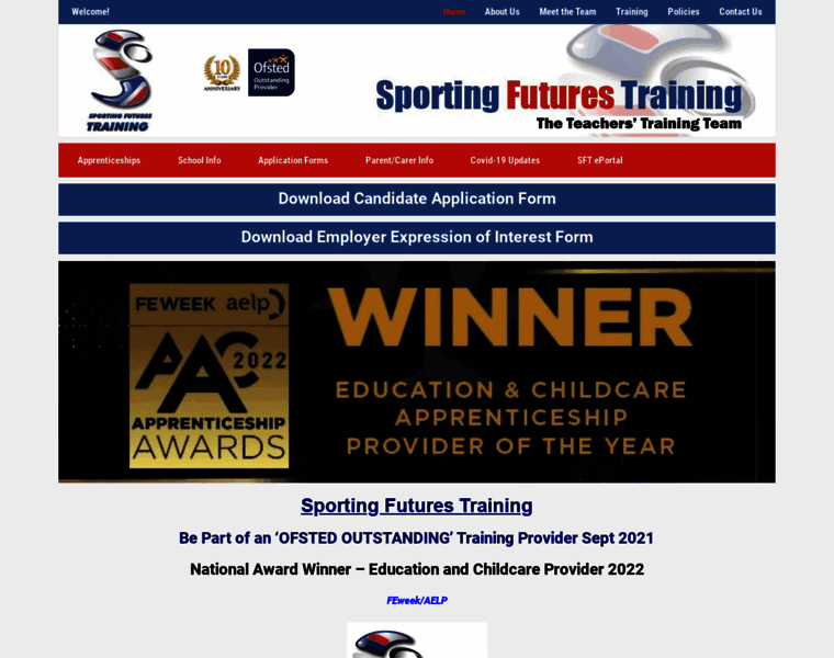 Sportingfuturestraining.co.uk thumbnail