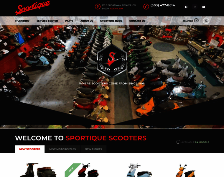 Sportiquescooters.com thumbnail