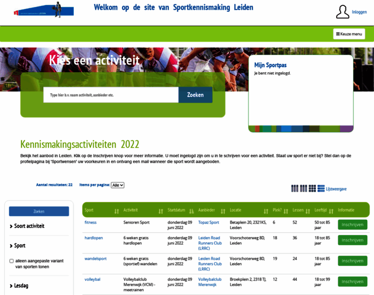 Sportkennismakingleiden.nl thumbnail
