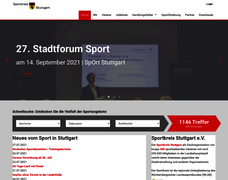 Sportkreis-stuttgart.de thumbnail