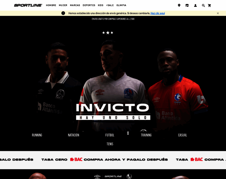 Sportline.com.hn thumbnail