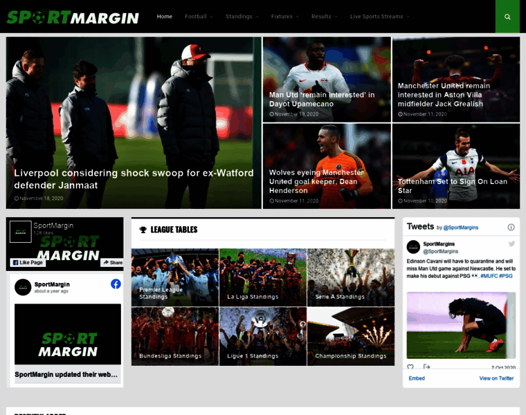 Sportmargins.com thumbnail