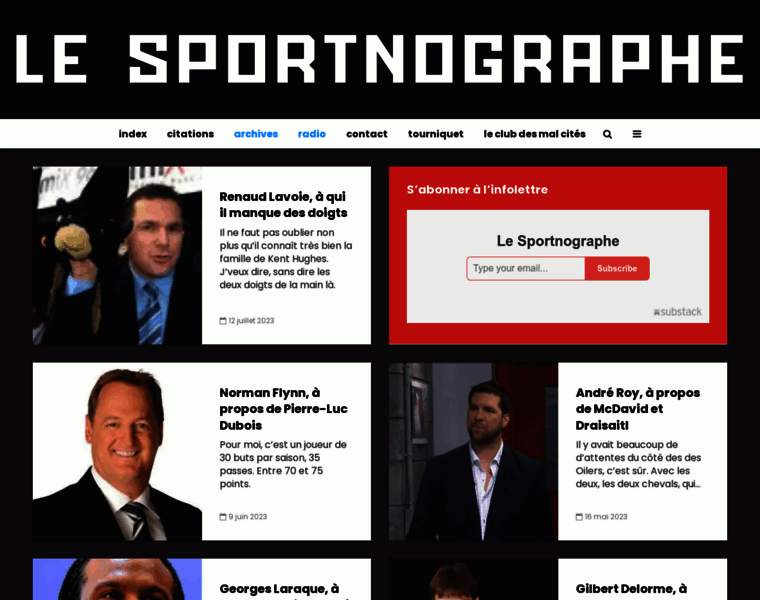 Sportnographe.com thumbnail