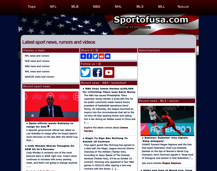 Sportofusa.com thumbnail
