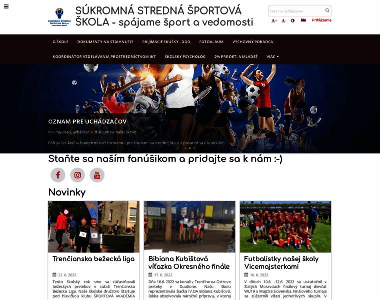 Sportovegymnazium.sk thumbnail