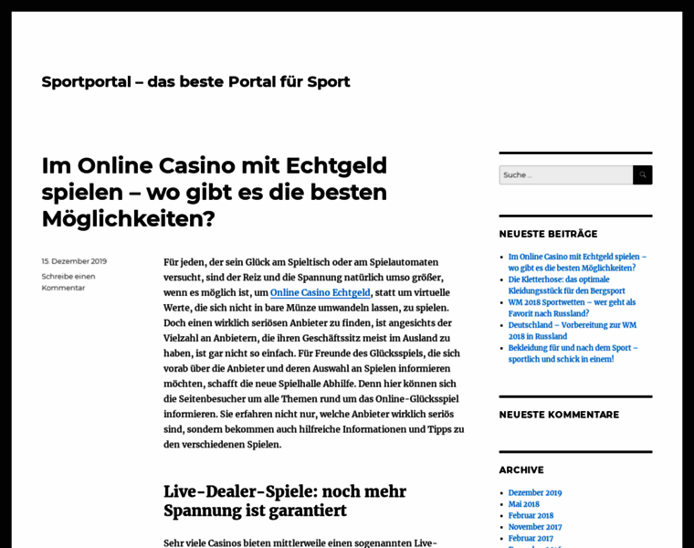 Sportportal-sport.de thumbnail