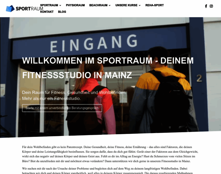 Sportraum-mainz.de thumbnail