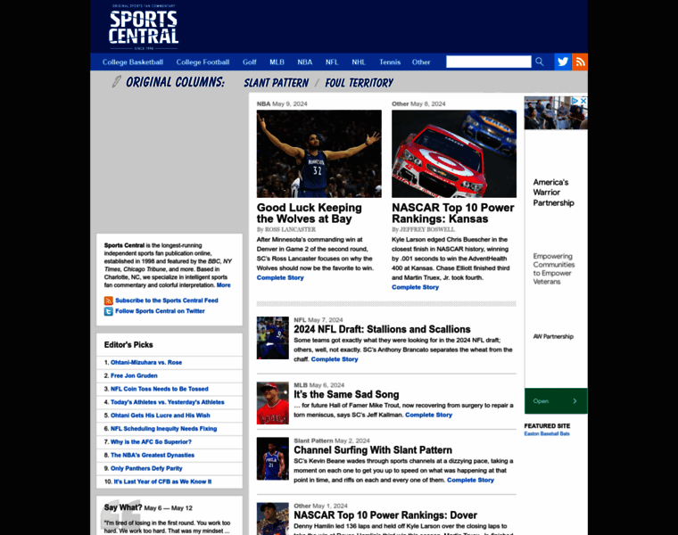 Sports-central.org thumbnail