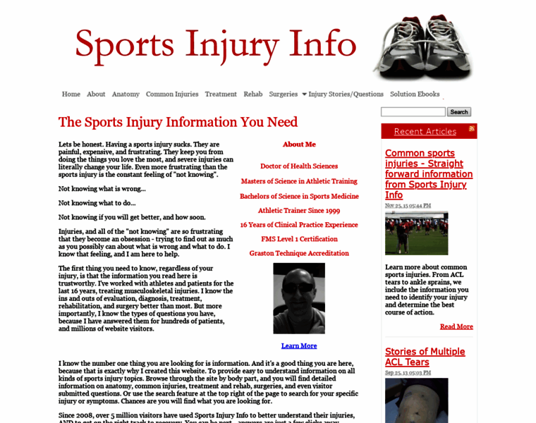 Sports-injury-info.com thumbnail