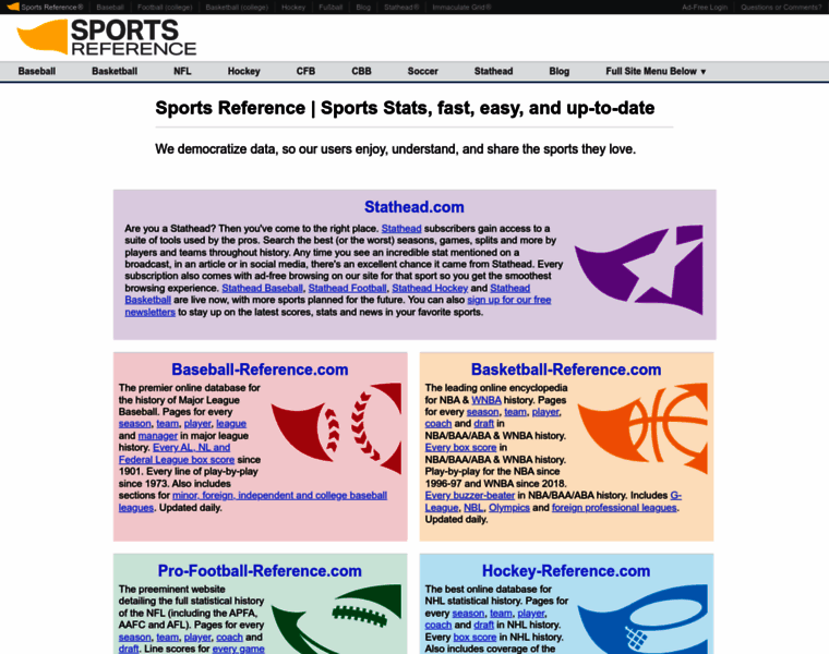 Sports-reference.com thumbnail