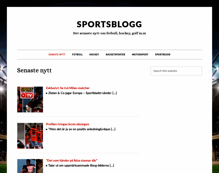 Sportsblogg.se thumbnail