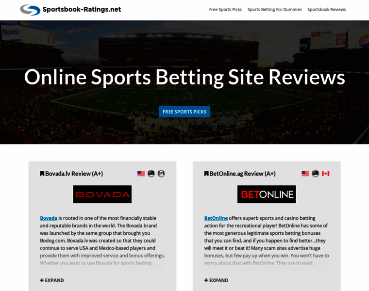Sportsbook-ratings.net thumbnail