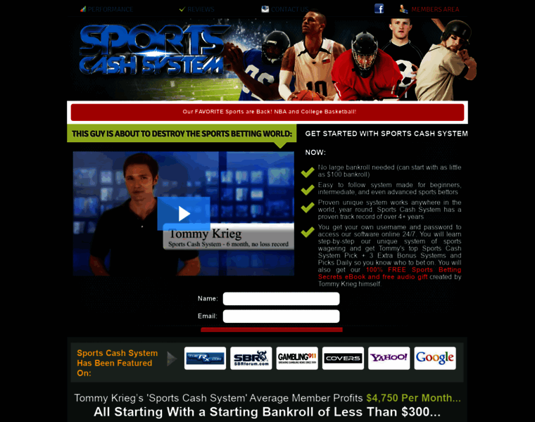 Sportscashsystem.com thumbnail