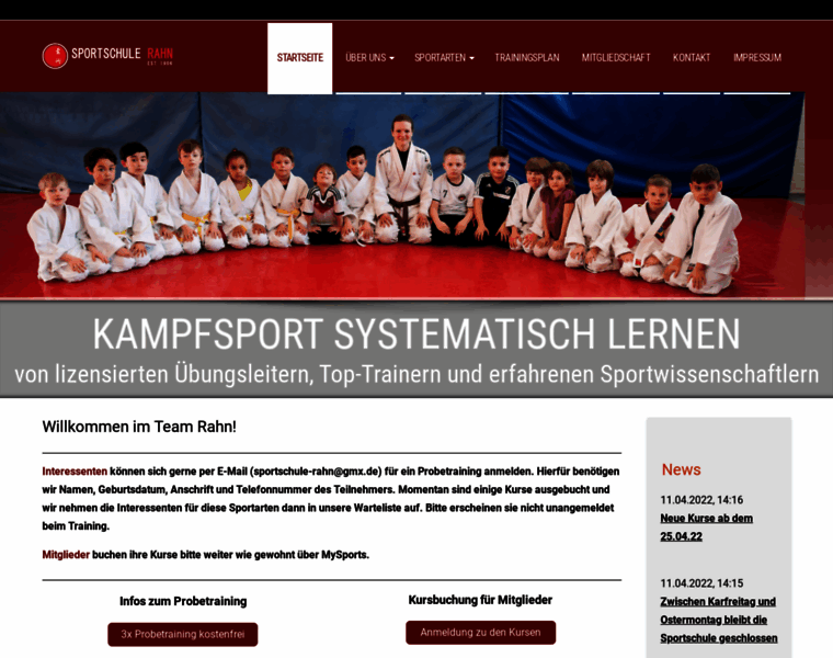 Sportschule-rahn.de thumbnail
