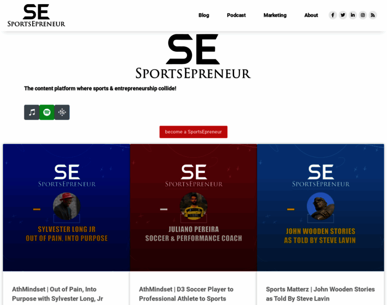 Sportsepreneur.com thumbnail