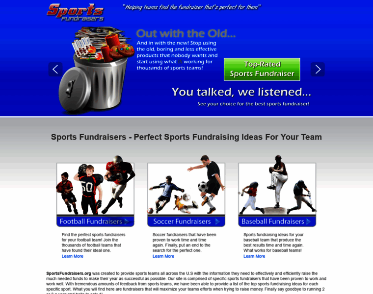 Sportsfundraisers.org thumbnail