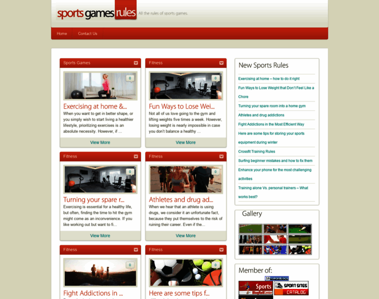 Sportsgamesrules.com thumbnail