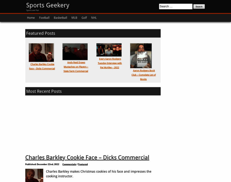 Sportsgeekery.com thumbnail