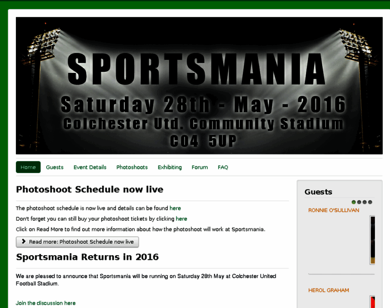 Sportsmaniaevents.co.uk thumbnail