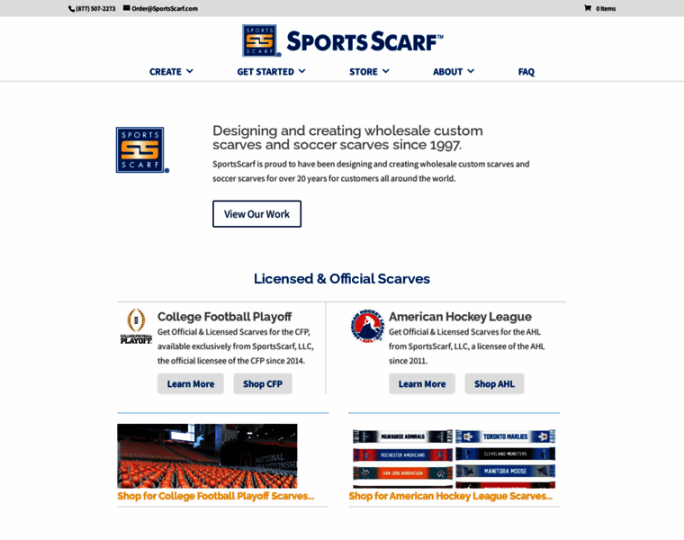 Sportsscarf.com thumbnail