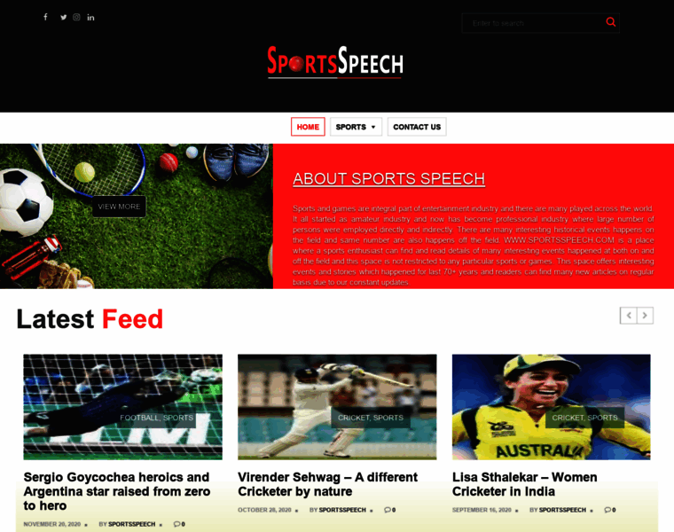 Sportsspeech.com thumbnail
