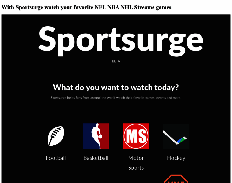 Sportsurge.site thumbnail