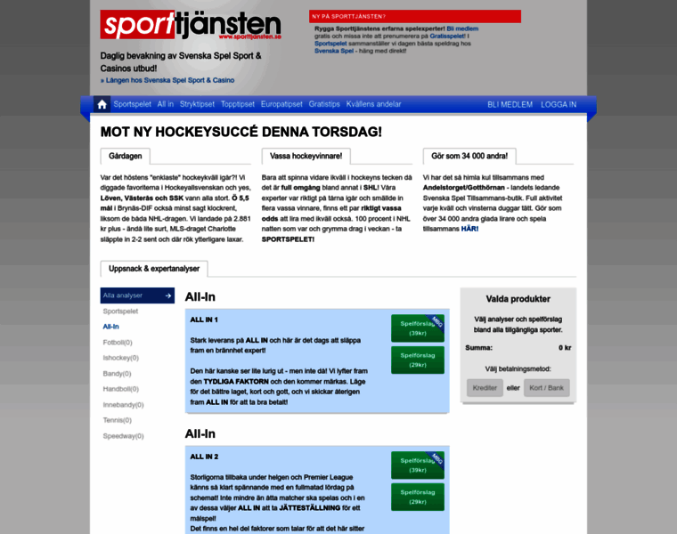 Sporttjansten.se thumbnail