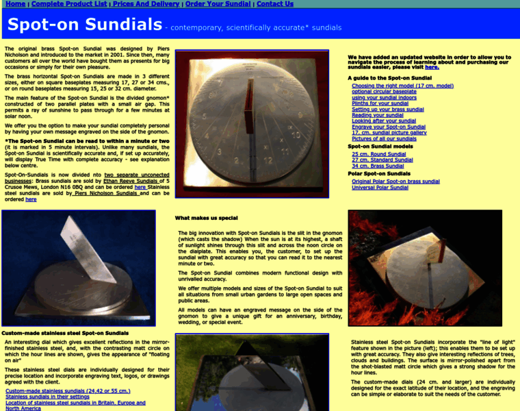 Spot-on-sundials.co.uk thumbnail