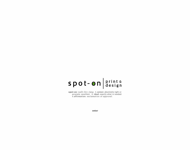 Spot-onprint.com thumbnail