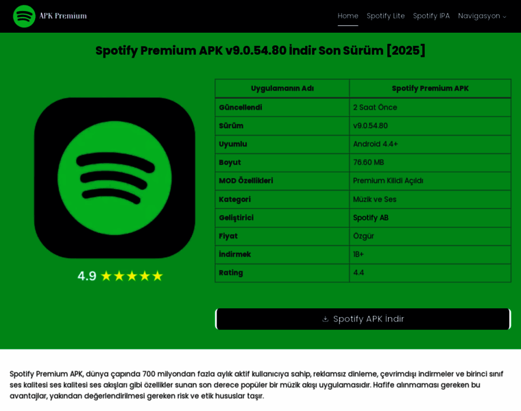 Spotifyapkpremium.tr thumbnail