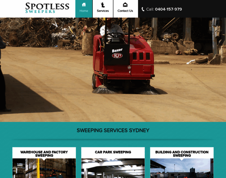 Spotlesssweepers.com.au thumbnail