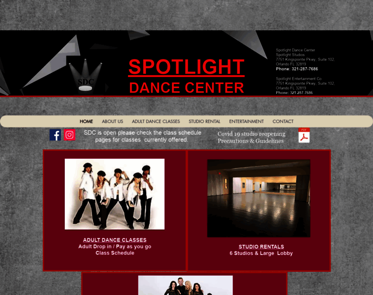 Spotlightdancecenter.com thumbnail