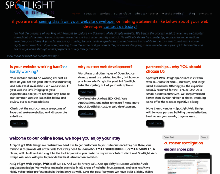 Spotlightwebdesign.net thumbnail
