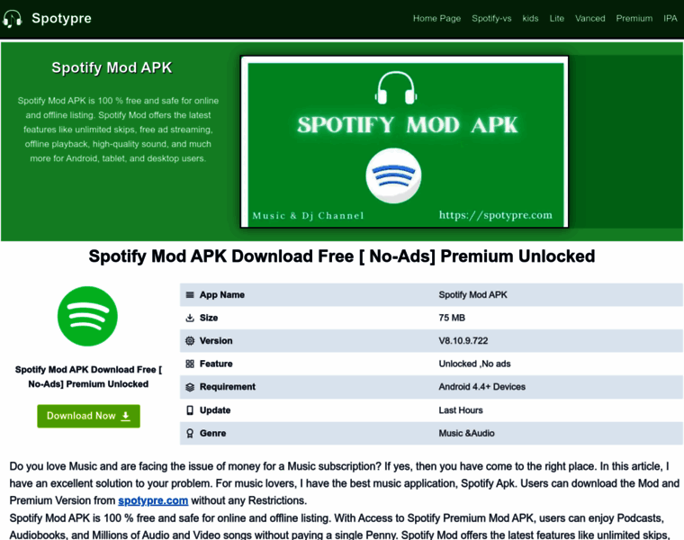 Spotypre.com thumbnail