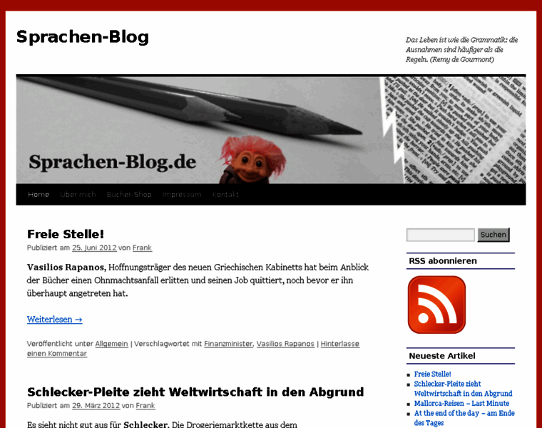 Sprachen-blog.de thumbnail