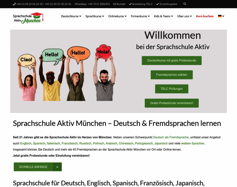 Sprachschule-aktiv-muenchen.de thumbnail
