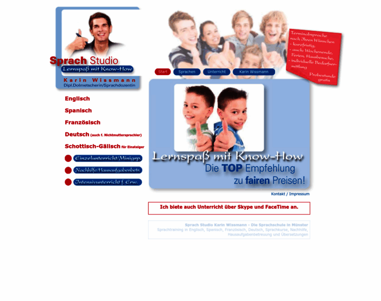 Sprachstudio-muenster.de thumbnail Sprachstudio-muenster.de thumbnail