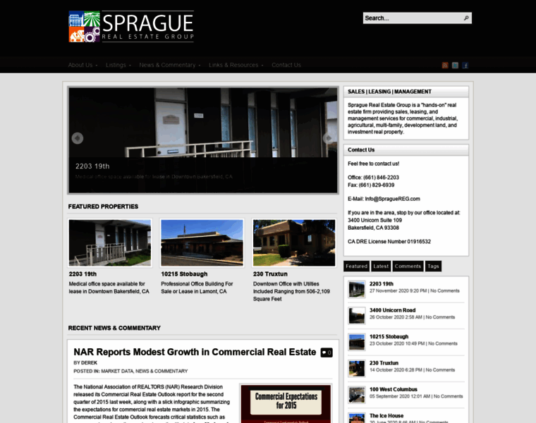 Spraguereg.com thumbnail