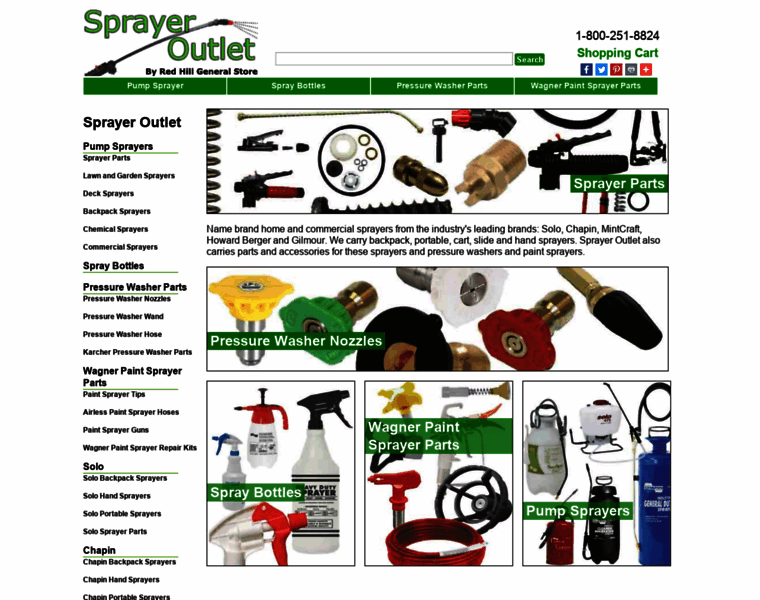Sprayer-outlet.com thumbnail