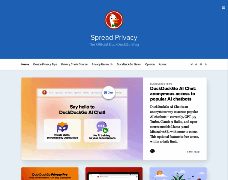 Spreadprivacy.com thumbnail