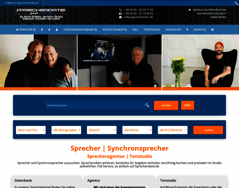 Sprecherdatei.de thumbnail Sprecherdatei.de thumbnail