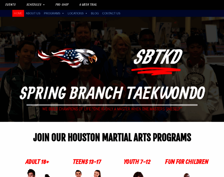 Springbranchtaekwondo.com thumbnail