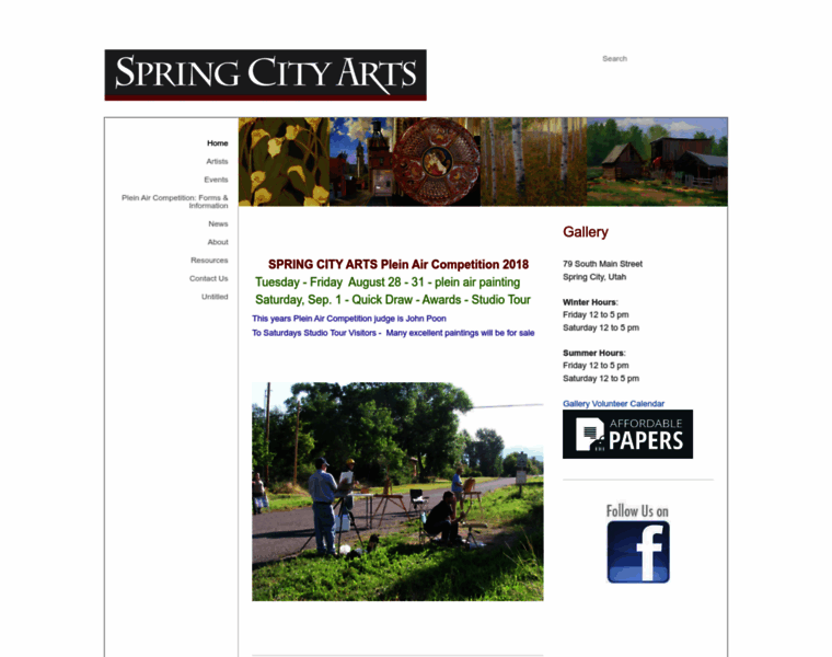 Springcityarts.com thumbnail